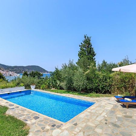 Villa Rodia With Swimming Pool On Skopelos Island Kültér fotó