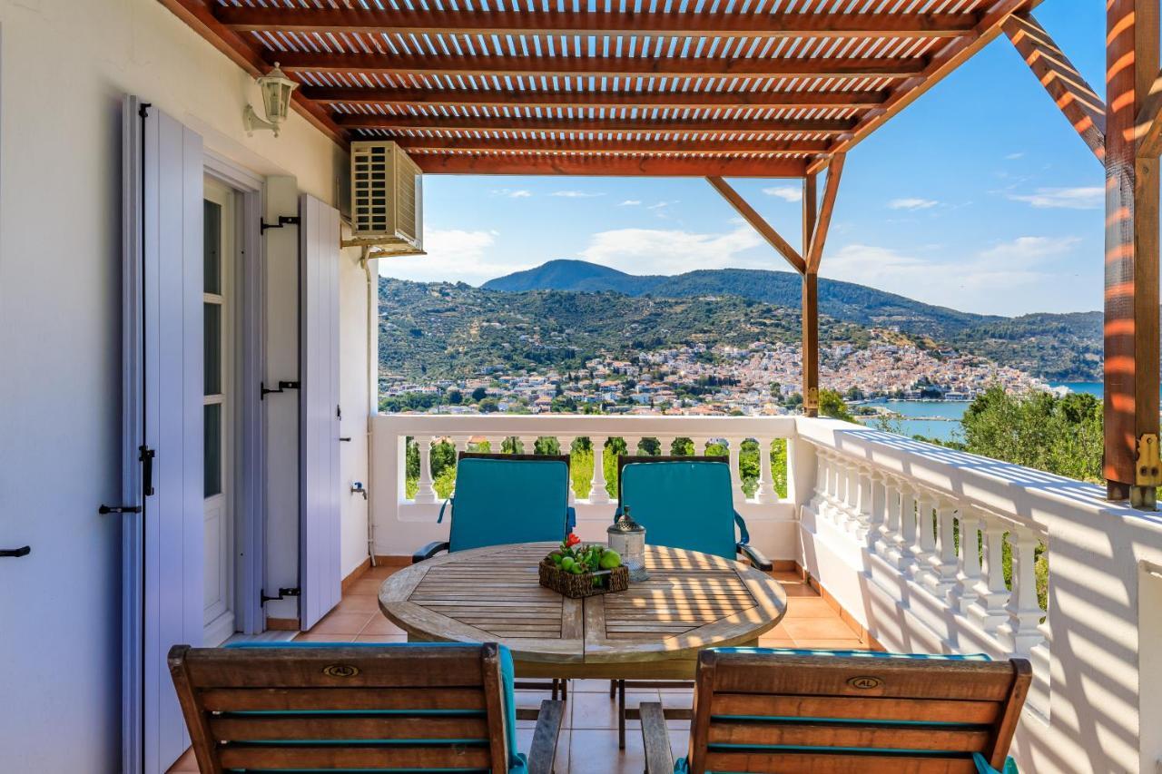 Villa Rodia With Swimming Pool On Skopelos Island Kültér fotó
