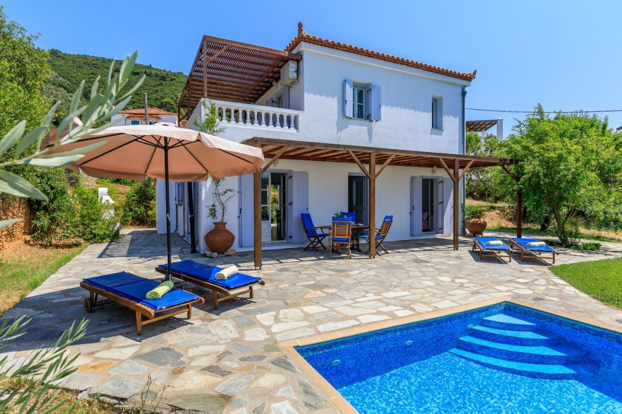 Villa Rodia With Swimming Pool On Skopelos Island Kültér fotó