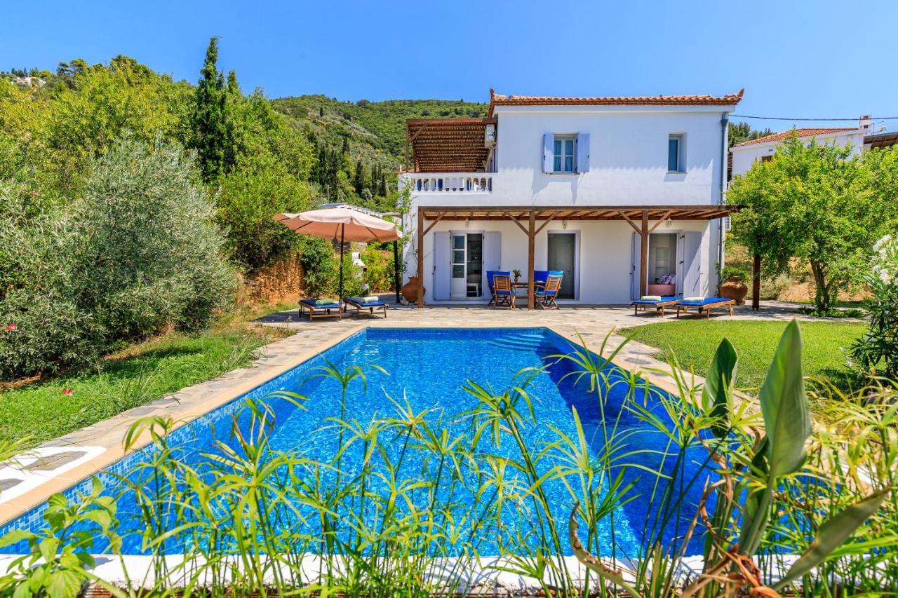 Villa Rodia With Swimming Pool On Skopelos Island Kültér fotó