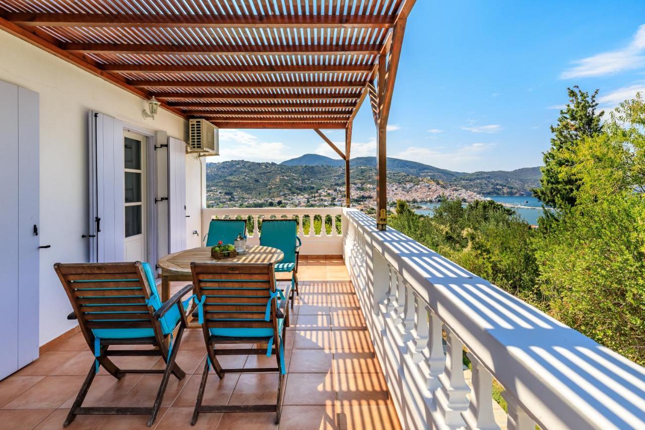 Villa Rodia With Swimming Pool On Skopelos Island Kültér fotó